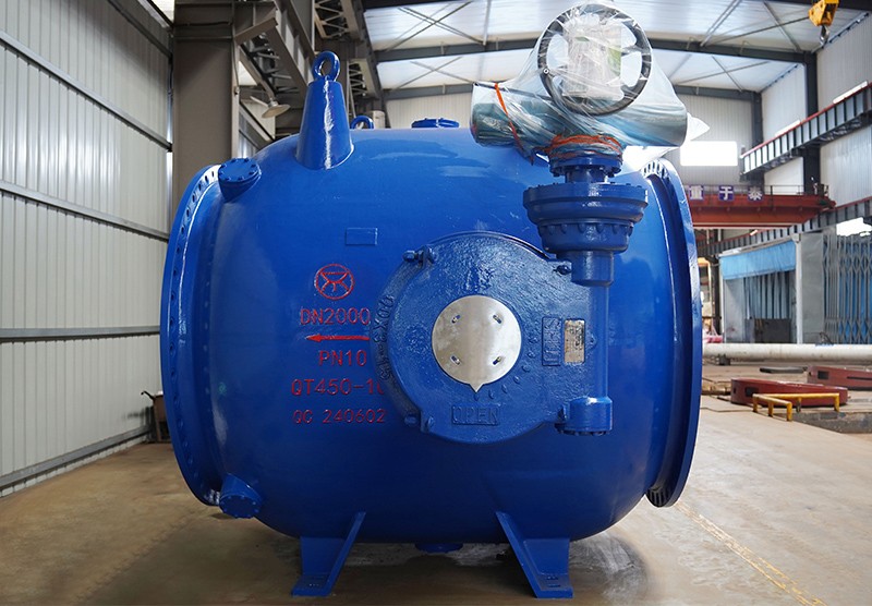 中鐵一局集團銀川都市圈城鄉(xiāng)西線供水水源工程石嘴山支線工程DN2000調(diào)流調(diào)壓閥成功交付